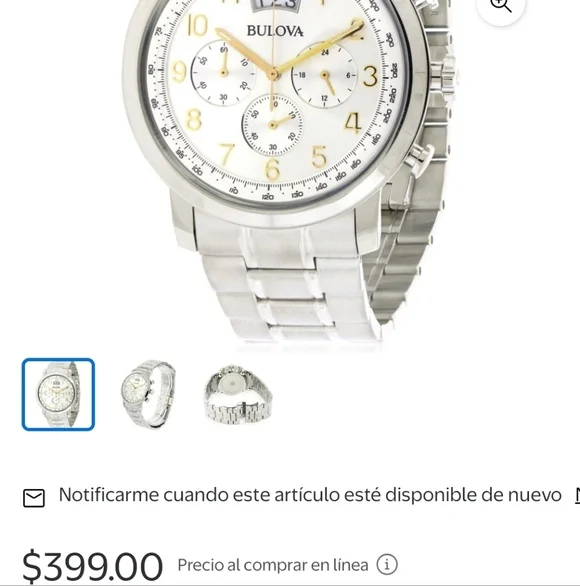 Bulova Men's Two-Tone Chronograph Watch - Picture 5 of 10